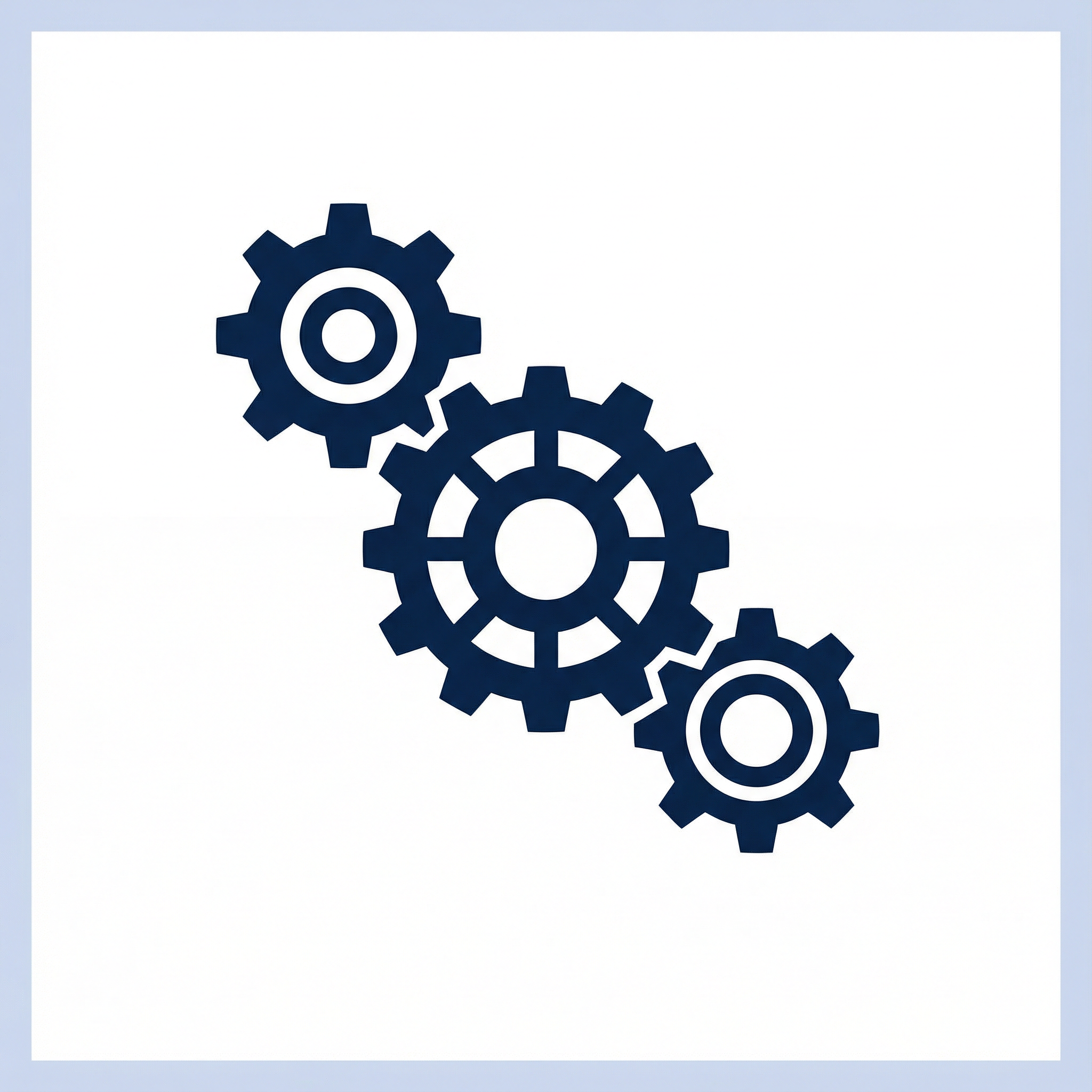 ícone representativo de serviço de automação