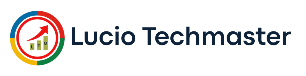 logomarca Lucio Techmaster fundo branco
